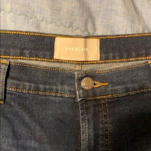 Everlane Dark wash mid rise skinny jeans